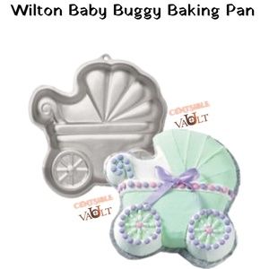 Wilton Baby Buggy Cake Pan ~ Check Pics of GREAT Decorating Ideas! (SEVERAL)
